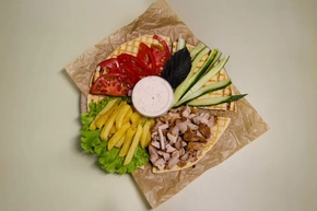 Открытый гирос куриный