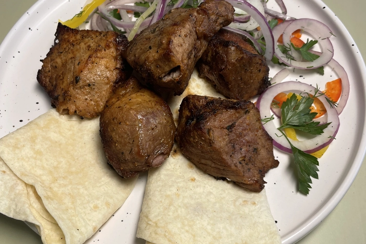 Шашлык из свиной мякоти